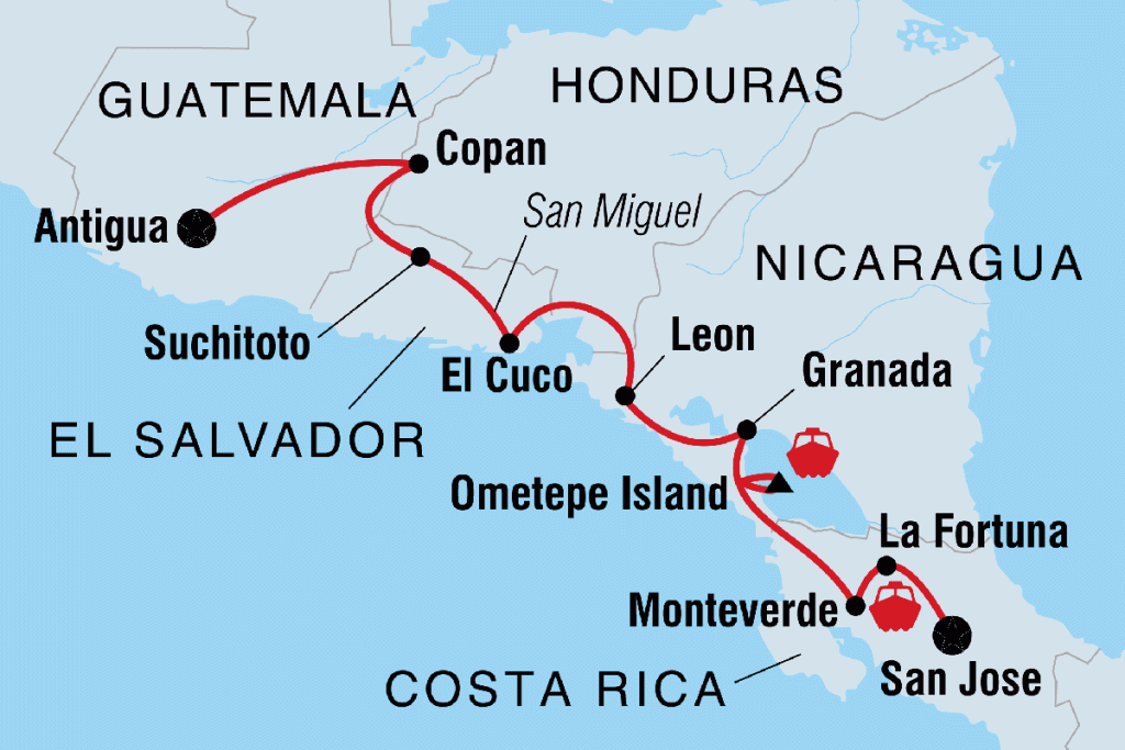Picture of: Central American Journey – Antigua nach San José – moja TRAVEL