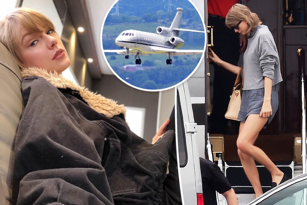 Picture of: Taylor Swift’s rep defends private jet use, claims she ‘loans’ it out